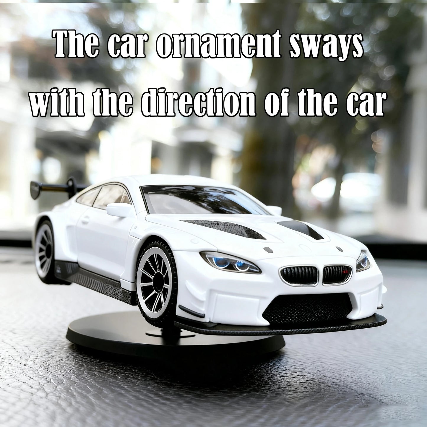 BMW M4 GT3, ozdoba do zabawy dla dzieci, prezent dla mężczyzn, dekoracja konsoli środkowej samochodu